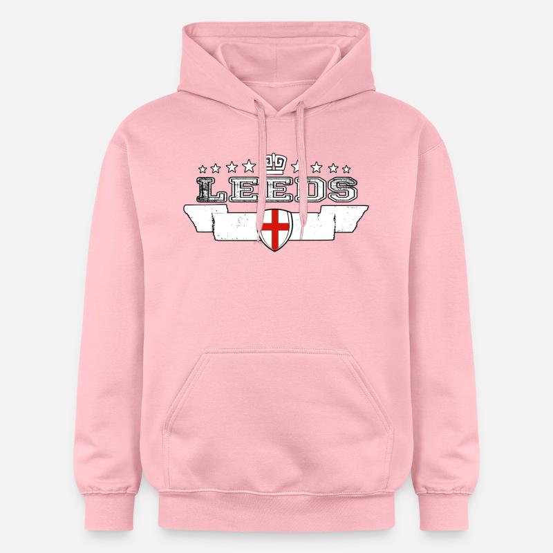 leeds - Sweat à capuche Softstyle® Gildan Unisexe - rose clair