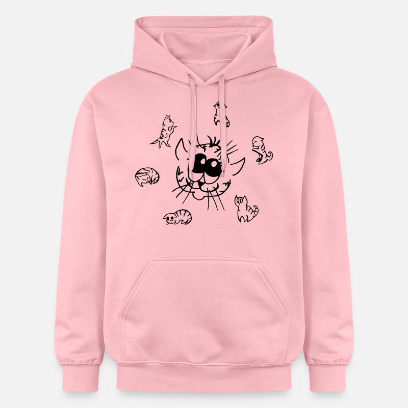 Sun chats incroyablement doux - Sweat à capuche Softstyle® Gildan Unisexe - rose clair