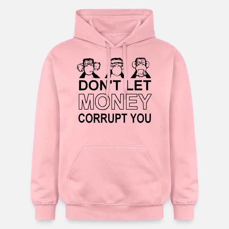 Singe / Singe - Sweat à capuche Softstyle® Gildan Unisexe - rose clair