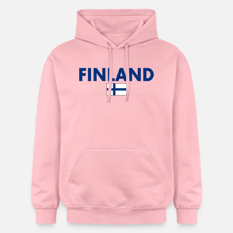 Finlande - Sweat à capuche Softstyle® Gildan Unisexe - rose clair