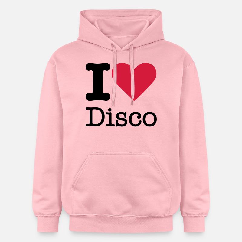 J'aime Disco - Sweat à capuche Softstyle® Gildan Unisexe - rose clair