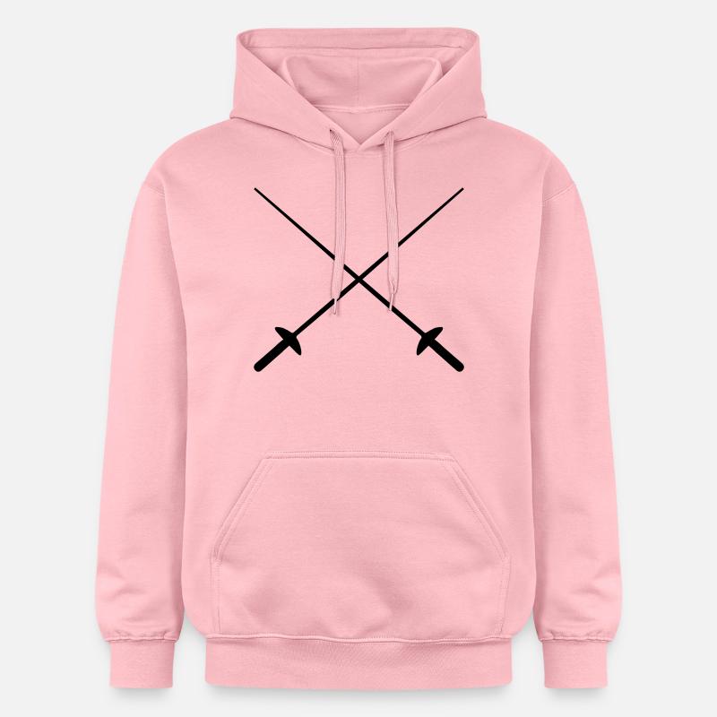 Escrime, épée - Sweat à capuche Softstyle® Gildan Unisexe - rose clair