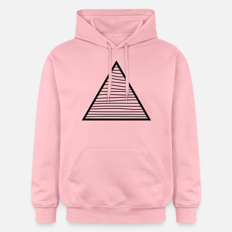 Triangle - Sweat à capuche Softstyle® Gildan Unisexe - rose clair