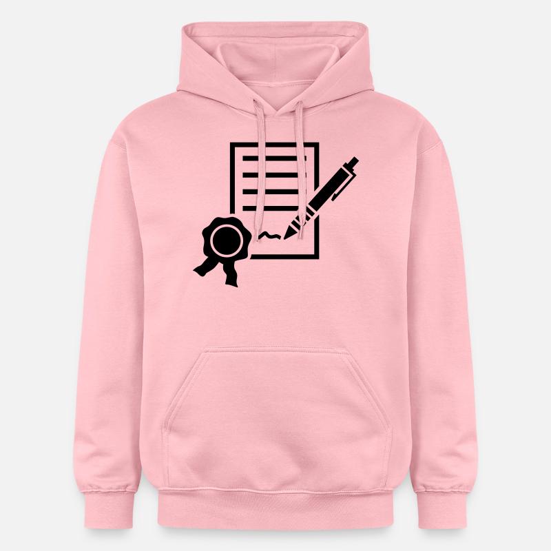 Contrat - Sweat à capuche Softstyle® Gildan Unisexe - rose clair