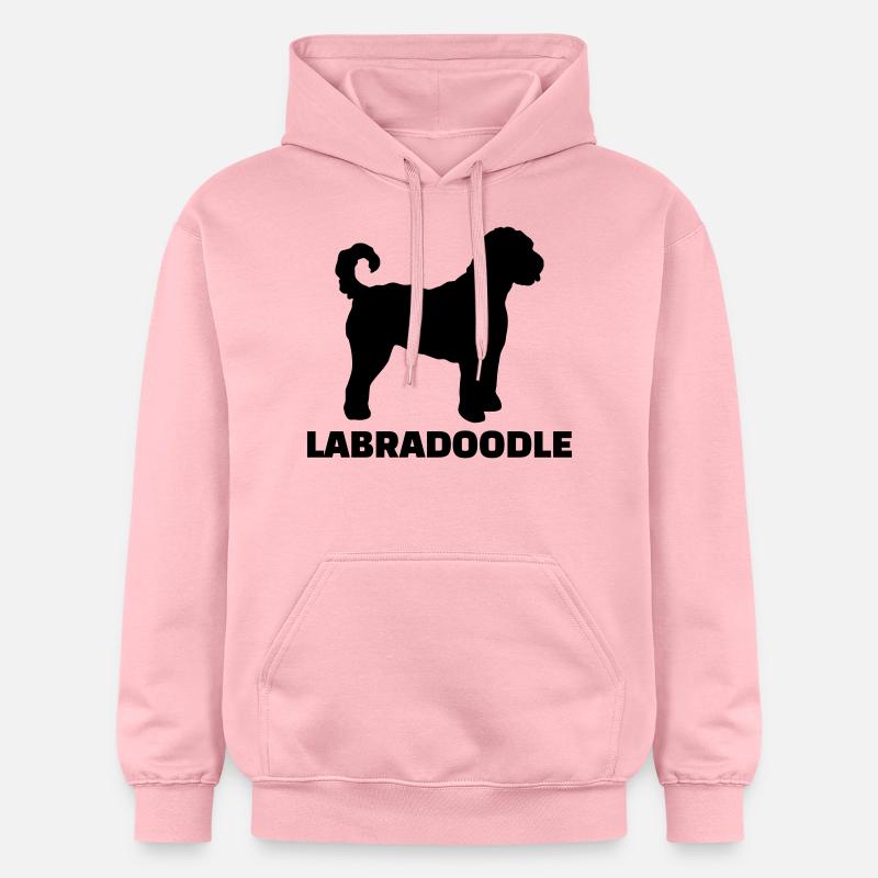 Labradoodle - Sweat à capuche Softstyle® Gildan Unisexe - rose clair