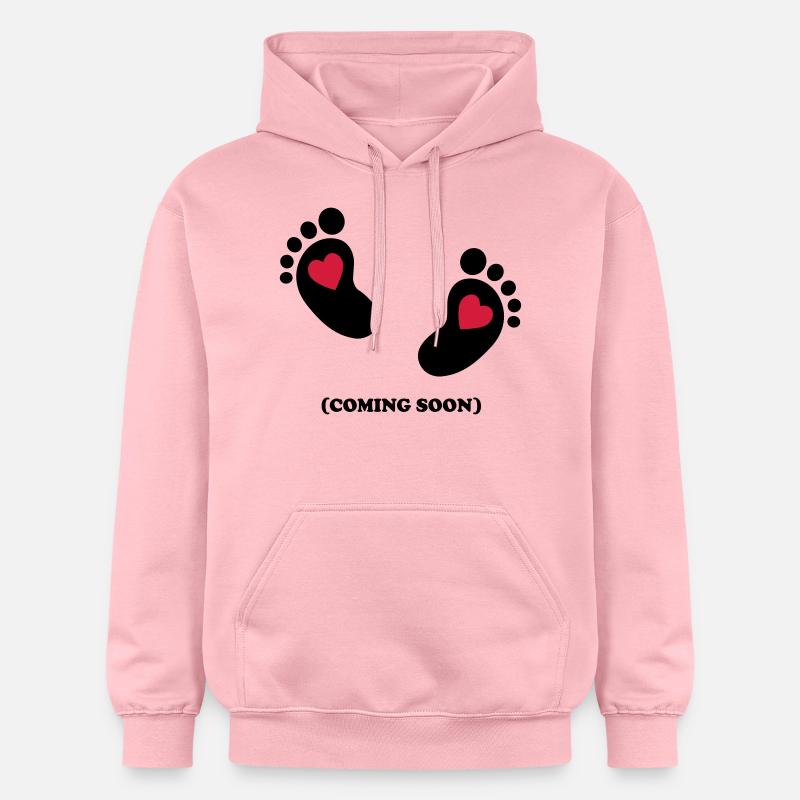 Baby - coming soon - 2c - Sweat à capuche Softstyle® Gildan Unisexe - rose clair