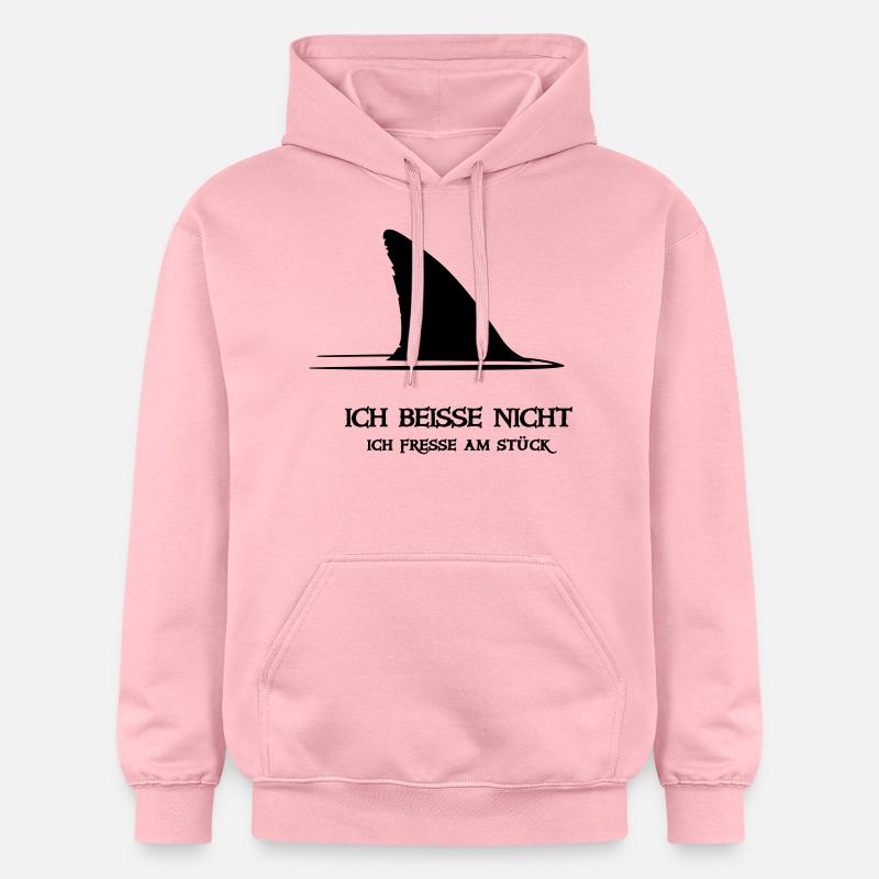 ~ ~ Je mords pas - Sweat à capuche Softstyle® Gildan Unisexe - rose clair