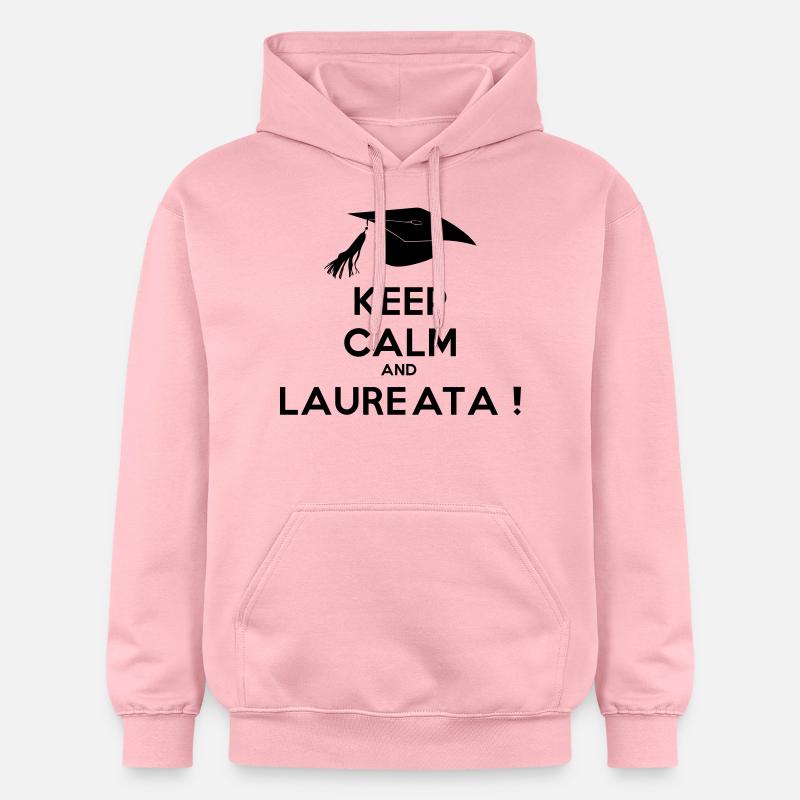 keep_calm_and_laureata - Sweat à capuche Softstyle® Gildan Unisexe - rose clair