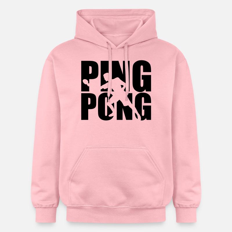 Ping Pong - Sweat à capuche Softstyle® Gildan Unisexe - rose clair