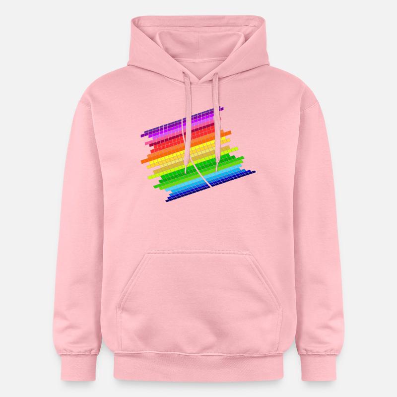 RainBow Equalizer - Sweat à capuche Softstyle® Gildan Unisexe - rose clair