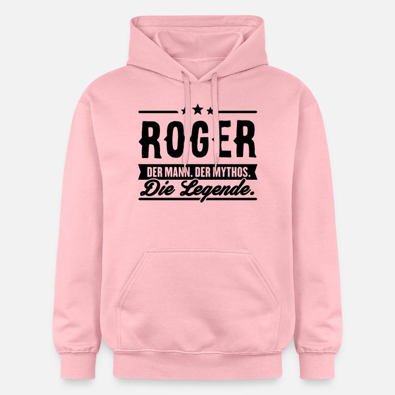 Man Myth Legend Roger - Sweat à capuche Softstyle® Gildan Unisexe - rose clair