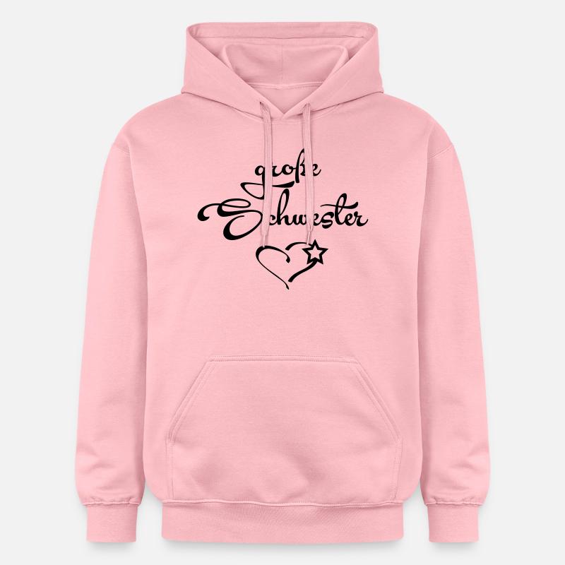 Große Schwester - Sweat à capuche Softstyle® Gildan Unisexe - rose clair
