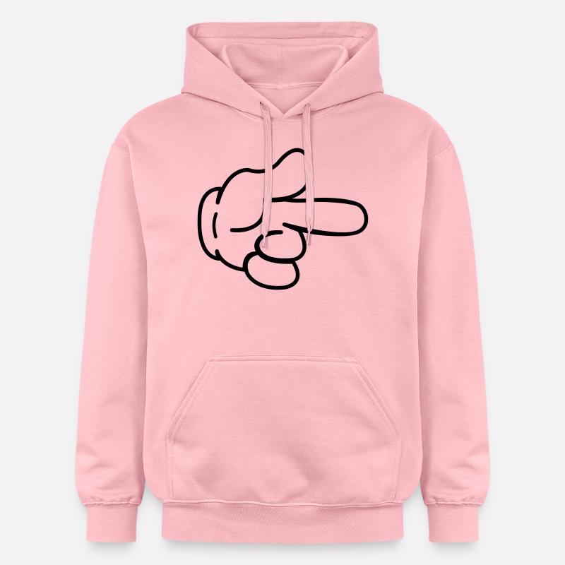 hand_comic_1 - Sweat à capuche Softstyle® Gildan Unisexe - rose clair