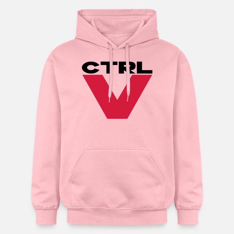 ctrl v - Sweat à capuche Softstyle® Gildan Unisexe - rose clair