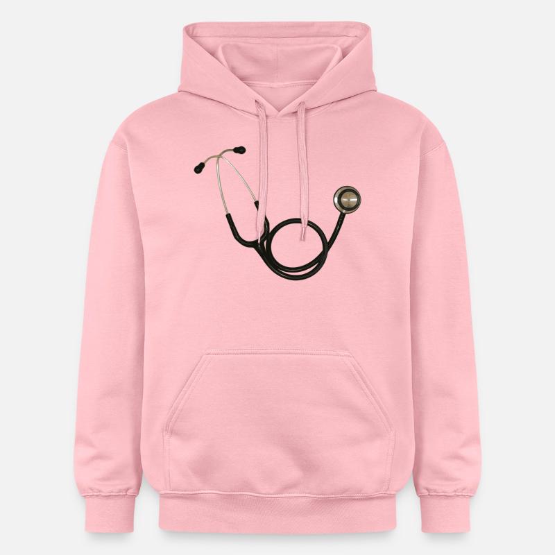 stéthoscope - Sweat à capuche Softstyle® Gildan Unisexe - rose clair