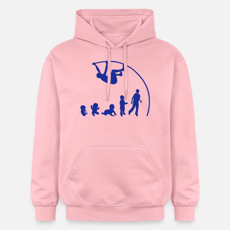 evolution saut perche - Sweat à capuche Softstyle® Gildan Unisexe - rose clair