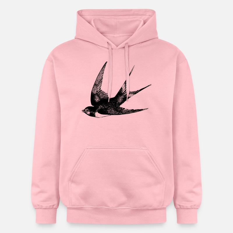 avaler - Sweat à capuche Softstyle® Gildan Unisexe - rose clair