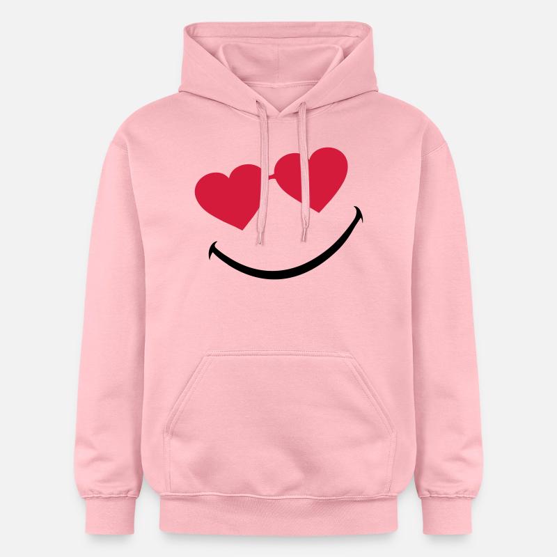 smileface_5 - Sweat à capuche Softstyle® Gildan Unisexe - rose clair
