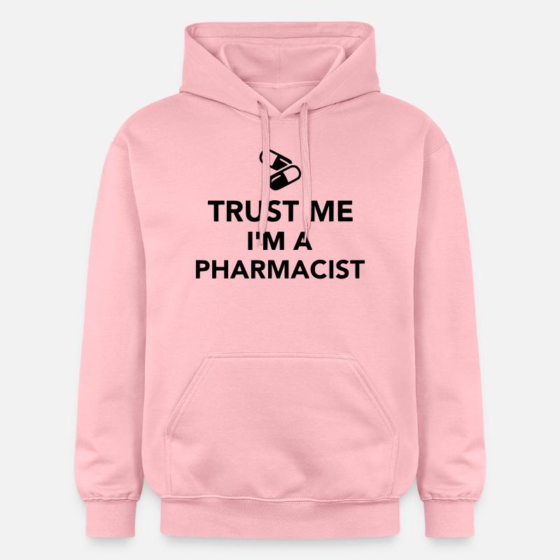 Croyez-moi, je suis pharmacien - Sweat à capuche Softstyle® Gildan Unisexe - rose clair