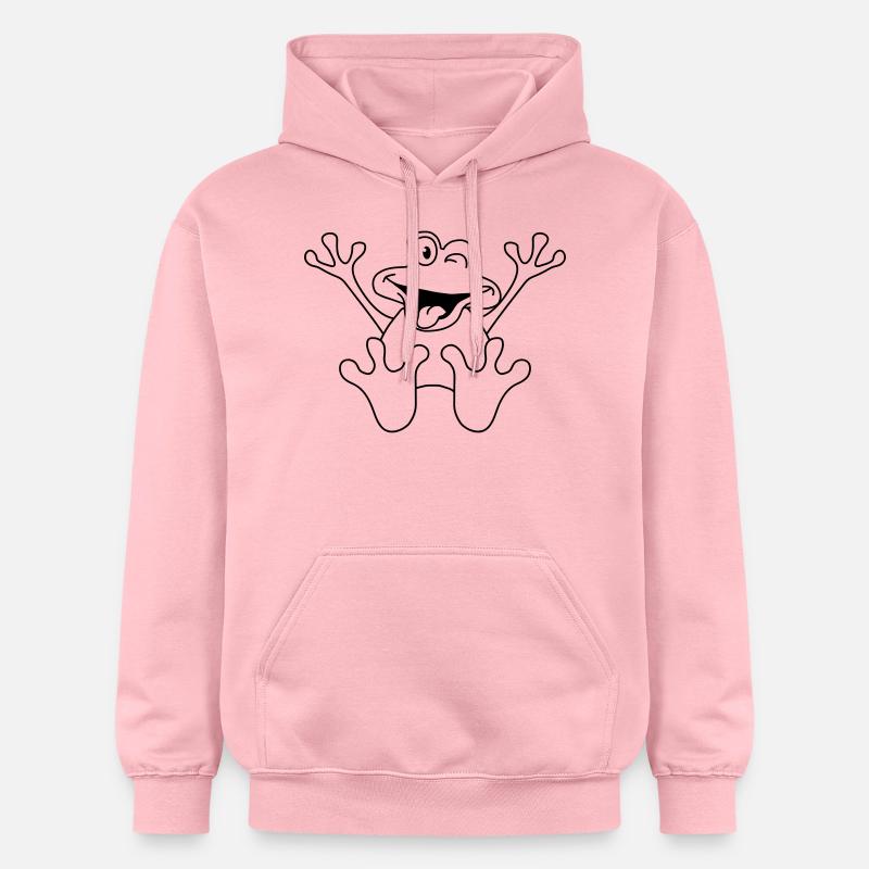 Séance drôle comique grenouille - Sweat à capuche Softstyle® Gildan Unisexe - rose clair