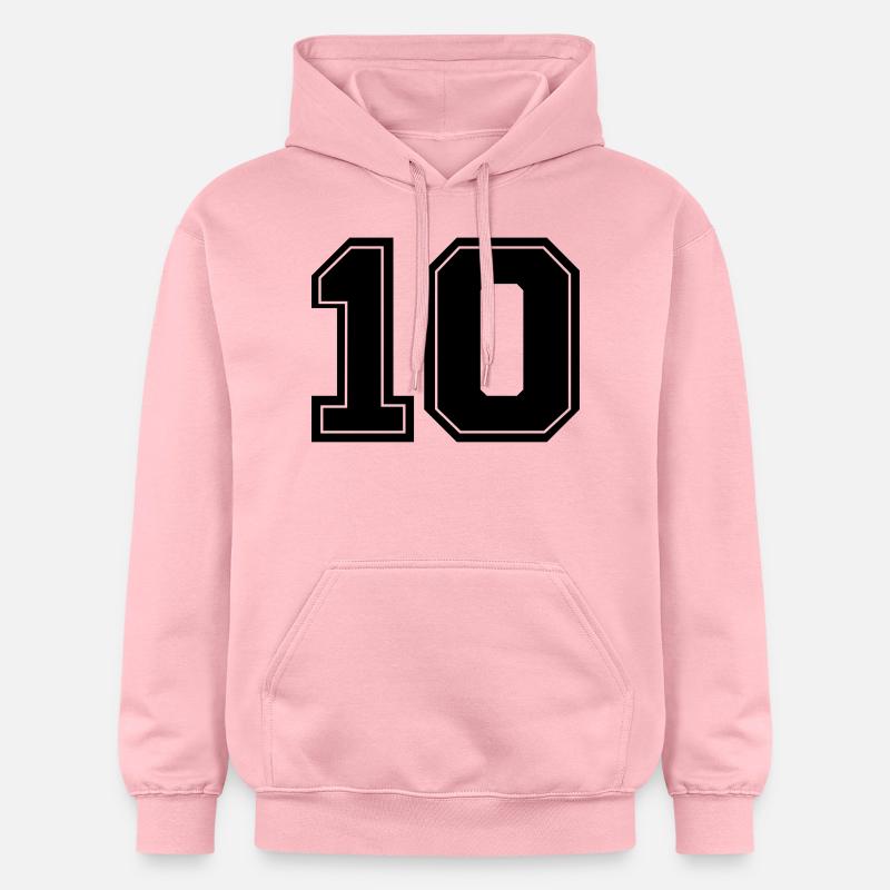 10number - Sweat à capuche Softstyle® Gildan Unisexe - rose clair
