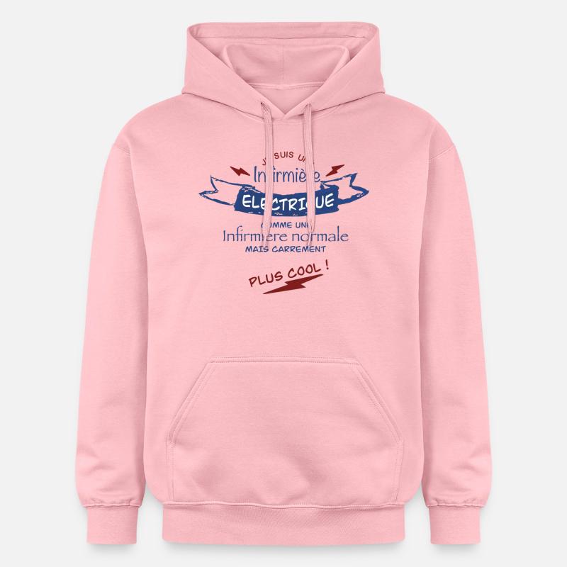 infirmière électrique - Sweat à capuche Softstyle® Gildan Unisexe - rose clair