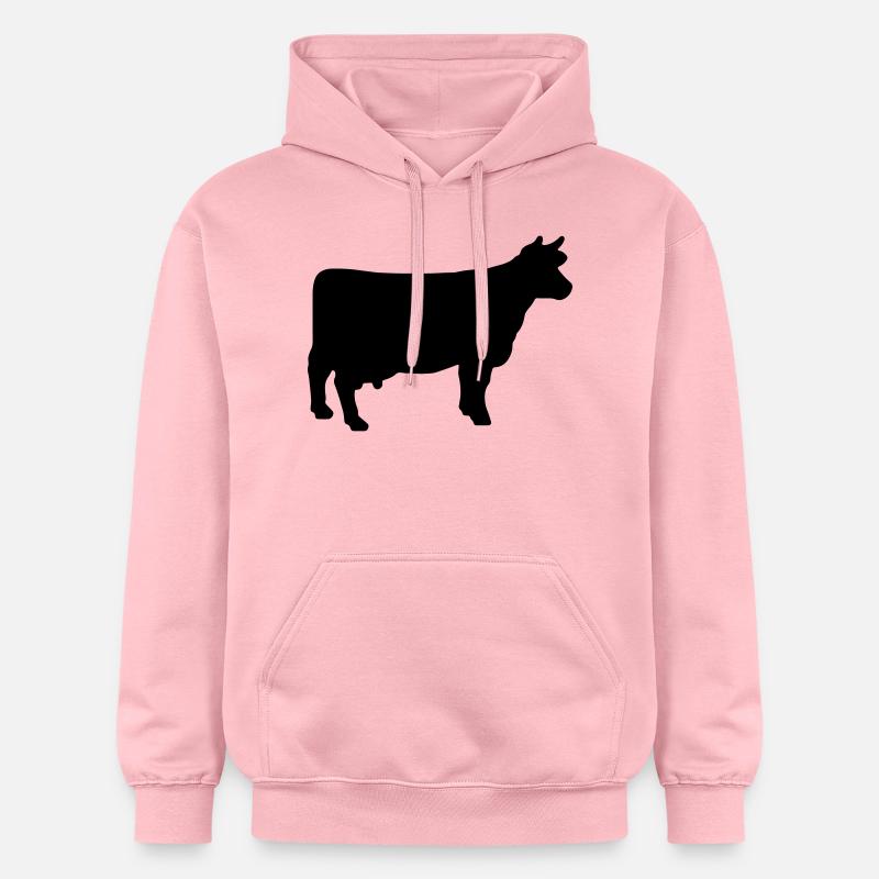 cow - Gildan Unisex Softstyle® Midweight Hoodie - light pink