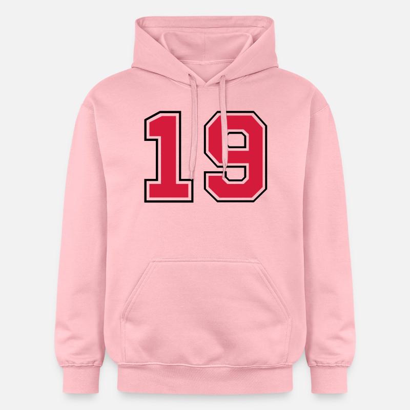 19__f2 - Sweat à capuche Softstyle® Gildan Unisexe - rose clair