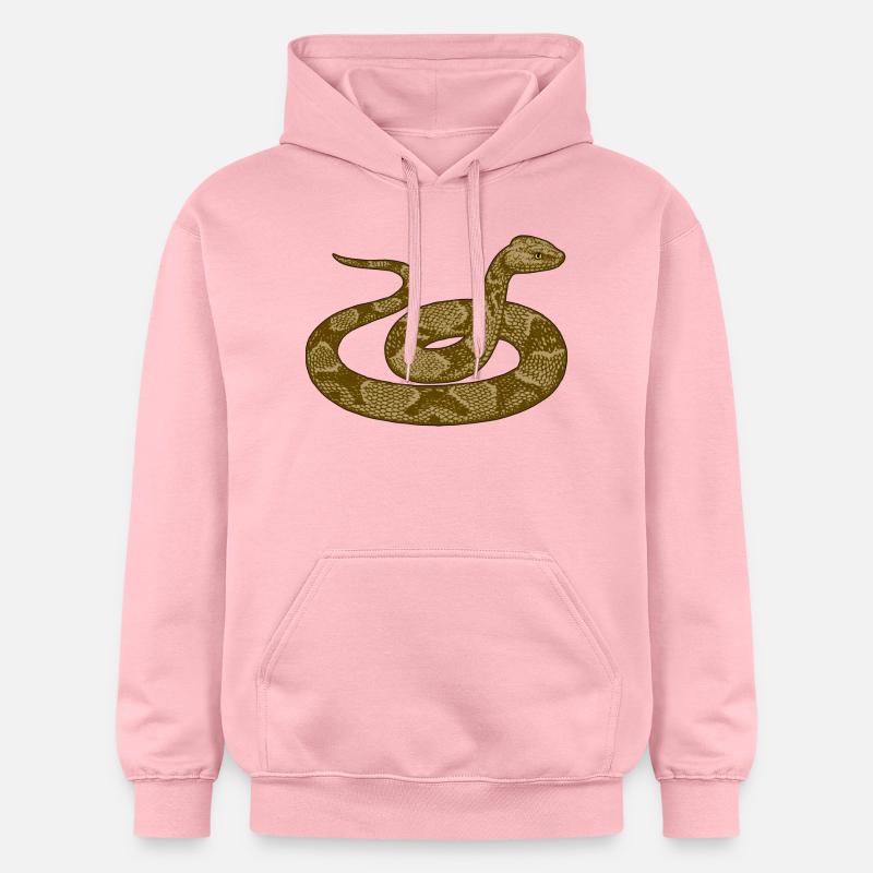 Serpent en colère - Sweat à capuche Softstyle® Gildan Unisexe - rose clair