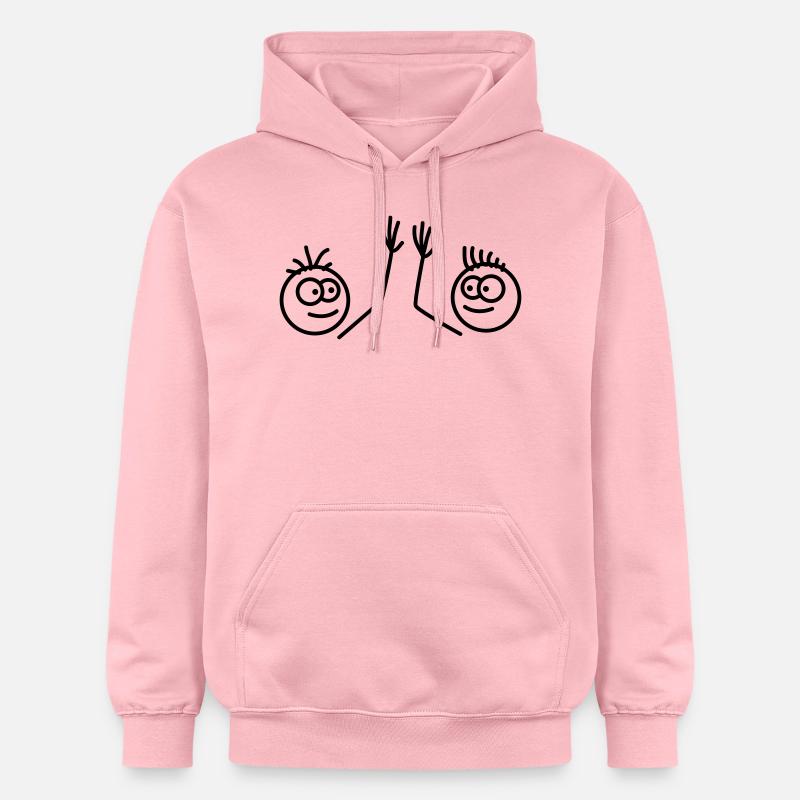 Bros - Sweat à capuche Softstyle® Gildan Unisexe - rose clair
