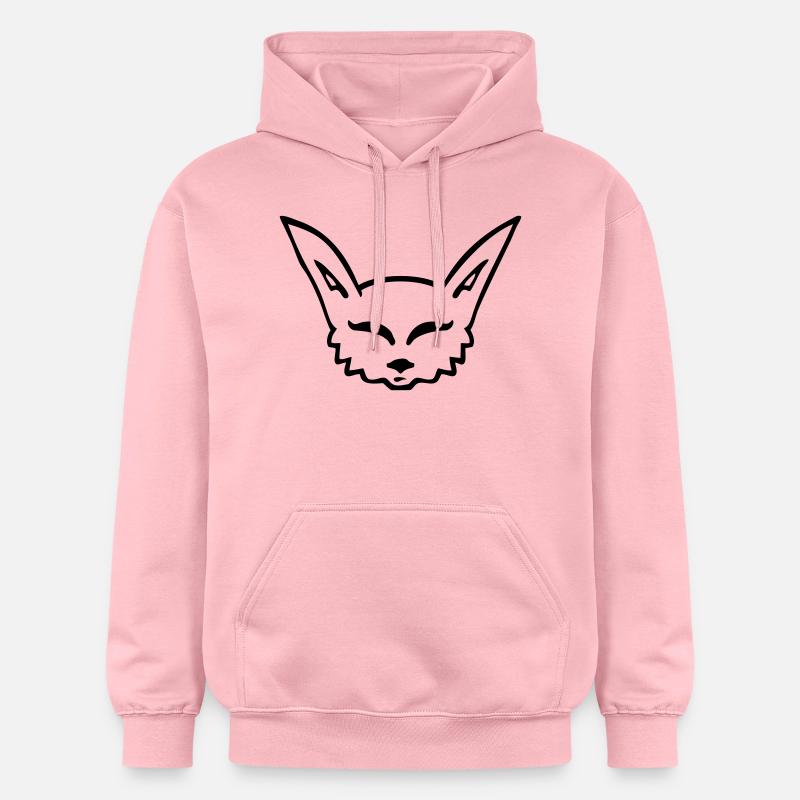 dessin kawaii fenec anime style - Sweat à capuche Softstyle® Gildan Unisexe - rose clair
