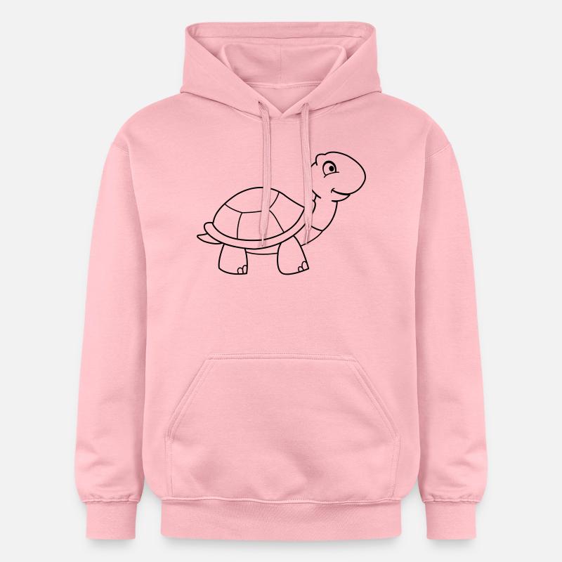 schildkroete_001 - Sweat à capuche Softstyle® Gildan Unisexe - rose clair