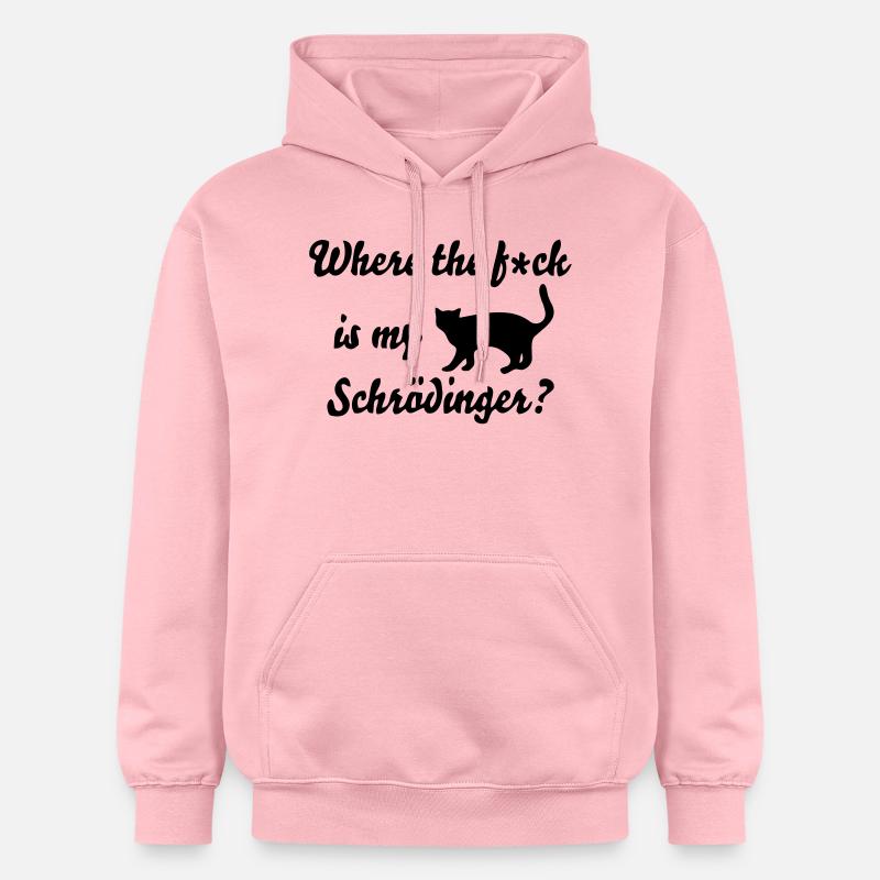 Chat de Schrödinger - Sweat à capuche Softstyle® Gildan Unisexe - rose clair