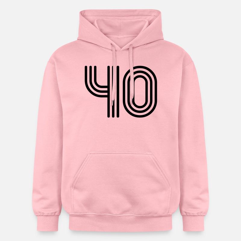 40 quarante quarante - Sweat à capuche Softstyle® Gildan Unisexe - rose clair