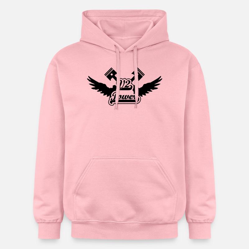 Puissance V2 - Sweat à capuche Softstyle® Gildan Unisexe - rose clair
