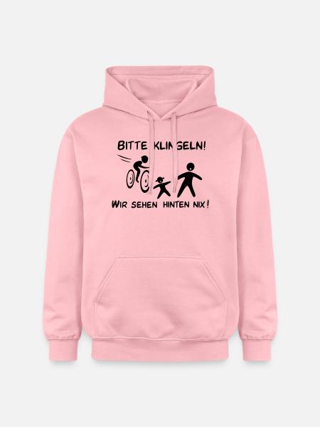 Bitte klingeln! Radfahrer-Kind - Gildan Unisex Softstyle® Midweight Hoodie - Hellrosa