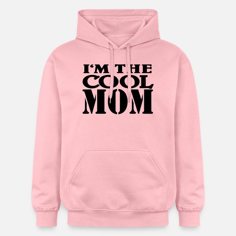 I'm the cool Mom - Sweat à capuche Softstyle® Gildan Unisexe - rose clair