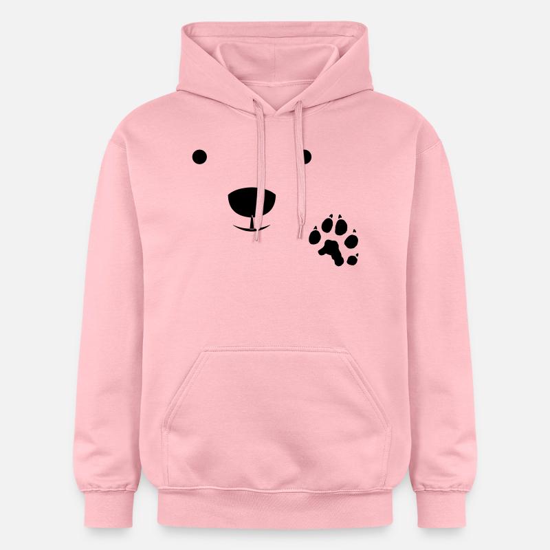 Polar Bear - Sweat à capuche Softstyle® Gildan Unisexe - rose clair