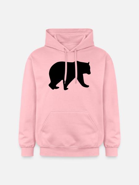 bear design - Gildan Unisex Softstyle® Midweight Hoodie - Hellrosa