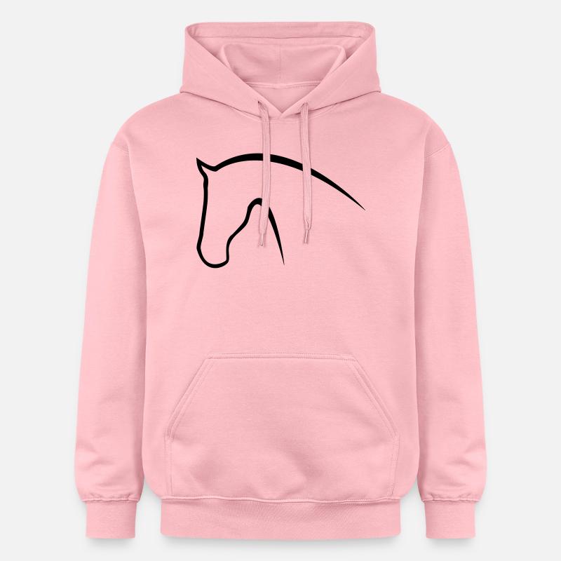 Pferdekopf - Sweat à capuche Softstyle® Gildan Unisexe - rose clair