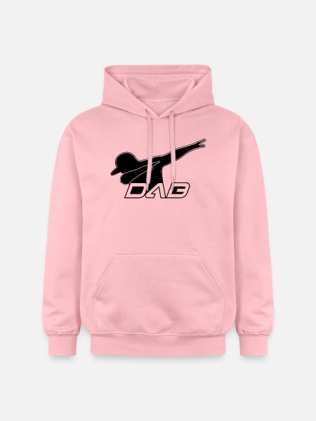 DAB black style - Gildan Unisex Softstyle® Midweight Hoodie - Hellrosa