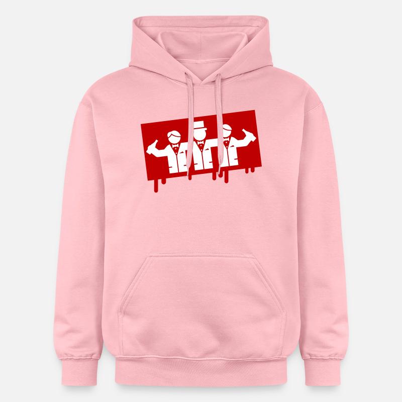 Icône de marié de célibataire - Sweat à capuche Softstyle® Gildan Unisexe - rose clair