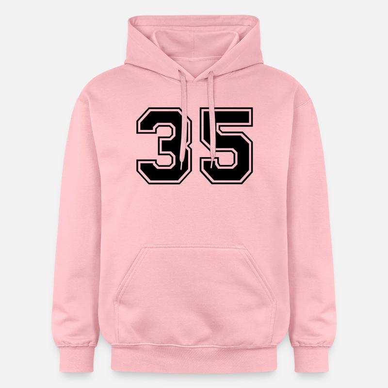 35 - Sweat à capuche Softstyle® Gildan Unisexe - rose clair