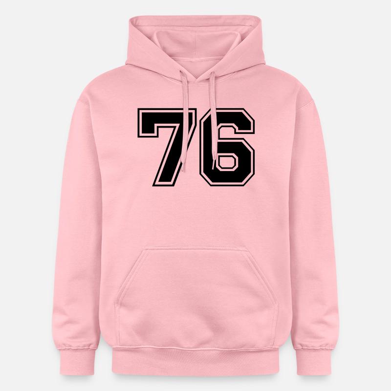 76 - Sweat à capuche Softstyle® Gildan Unisexe - rose clair