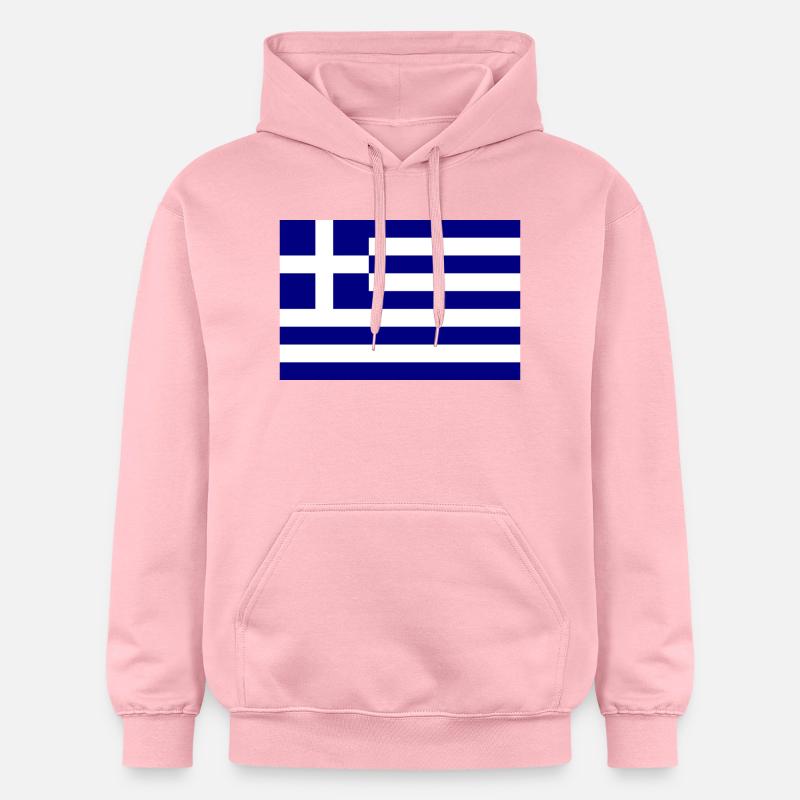 Drapeau de la Grèce - Sweat à capuche Softstyle® Gildan Unisexe - rose clair