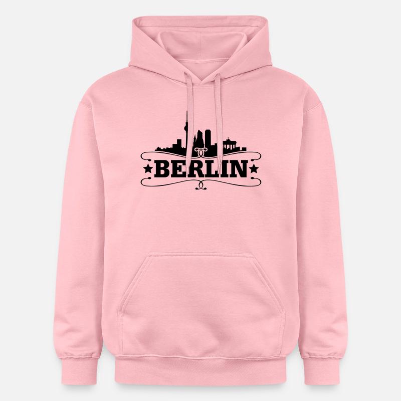Berlin - Sweat à capuche Softstyle® Gildan Unisexe - rose clair