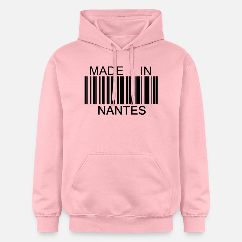 Made in Nantes 44 - Sweat à capuche Softstyle® Gildan Unisexe - rose clair