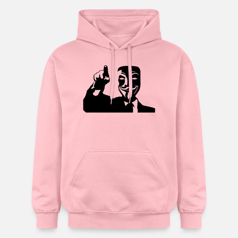 anonymous_01 - Sweat à capuche Softstyle® Gildan Unisexe - rose clair