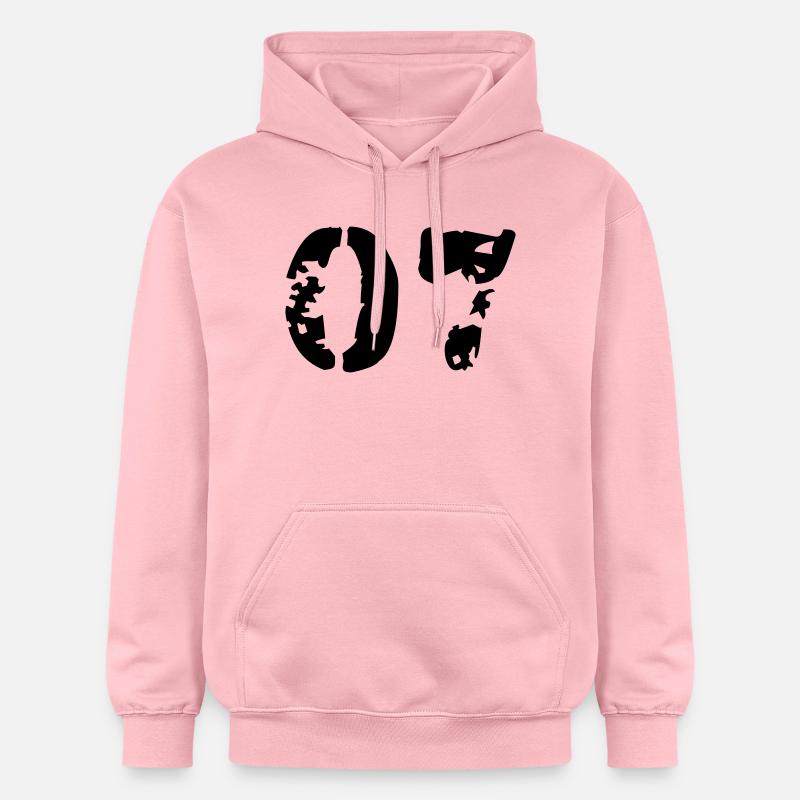 07 - Gildan Unisex Softstyle® Midweight Hoodie - Hellrosa