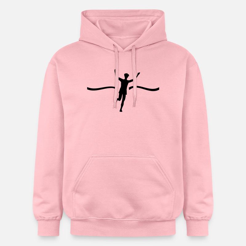 Läufer Sieger - Gildan Unisex Softstyle® Midweight Hoodie - Hellrosa